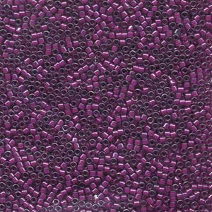 Miyuki Delica Lined Pale BL/Magenta DB281 5g