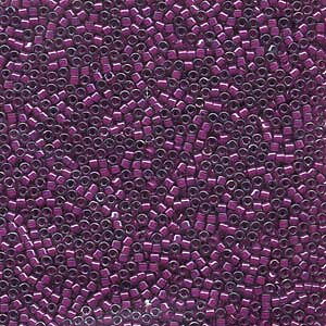 Miyuki Delica Lined Pale BL/Magenta DB281 5g