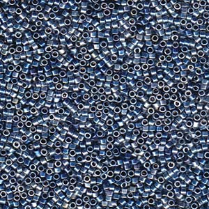 Miyuki Delica Palladium Blue Gold Iris DB544 5g