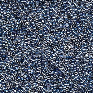 Miyuki Delica Palladium Blue Gold Iris DB544 5g