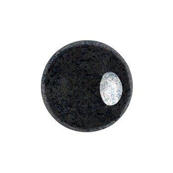 Cabochons® par Puca® Jet Hematit 14mm 1st