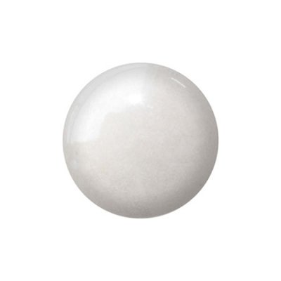 Cabochons® par Puca® Opaque WhitevCeramic Look 14mm 1st