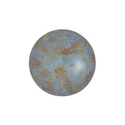 Cabochons® par Puca® Opaque Blue/Green Spotted 14mm 1st