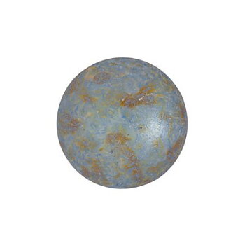 Cabochons® par Puca® Opaque Blue/Green Spotted 14mm 1st