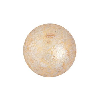 Cabochons® par Puca® Opaque Ivory Spotted 14mm 1st