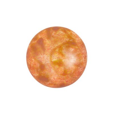 Cabochons® par Puca® Oapque Salmon Spotted 14mm 1st