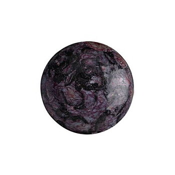 Cabochons® par Puca® Metallic Mat Violet Spotted 14mm 1st