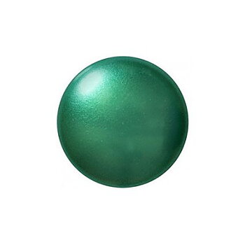 Cabochons® par Puca® Metallic Mat Green Turquoise 14mm 1st