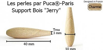 Wooden Base par Puca Jerry Drop 40x10mm 1st