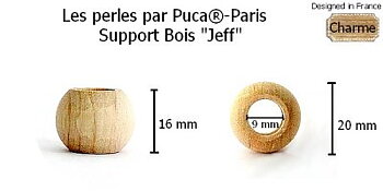 Wooden Base par Puca Jeff Round 20x16mm 1st