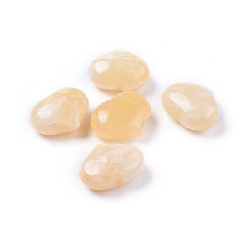 Jade Topas Hjärta 20x25mm 1st