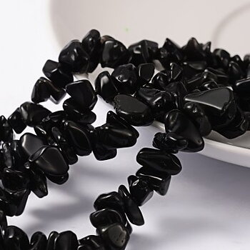 Obsidian Chips 5-8mm 1sträng