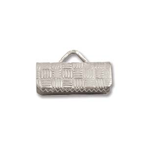 Avslut Platinafärgat 8x13mm 4st