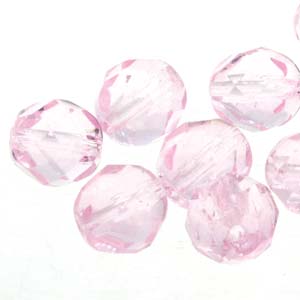Fire Polish Pink 8mm 1sträng