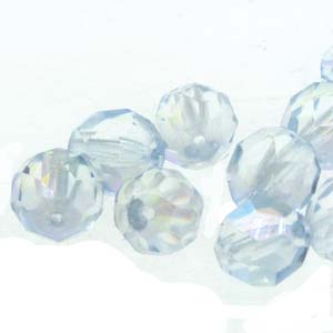 Fire Polish Ice Blue 6mm 1sträng
