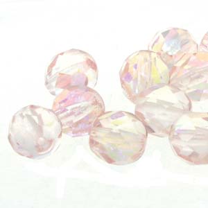 Fire Polish Pink Ice 6mm 1sträng