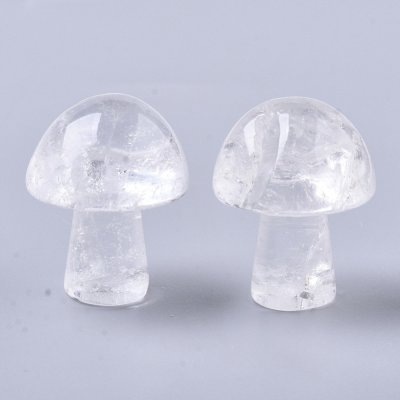 Bergkristall Svamp Mushroom Gua Sha 20x15mm 1st