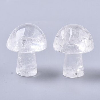 Bergkristall Svamp Mushroom Gua Sha 20x15mm 1st