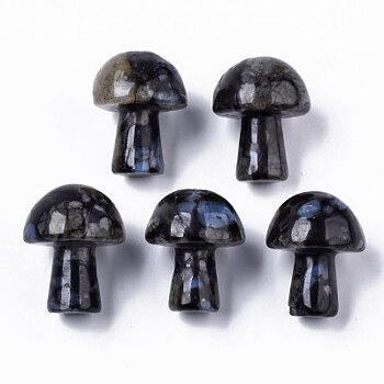Labradorit Svamp Mushroom Gua Sha 20x15mm 1st