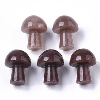 Jordgubbskvarts Svamp Mushroom Gua Sha 21x16mm 1st
