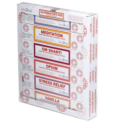 Stamford Rökelse Stickor MIX Paket 12st sorter