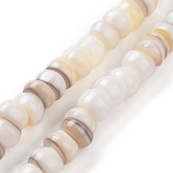 Snäckskalsrondeller Natur 6,5-7,5x2-6,5mm 1sträng