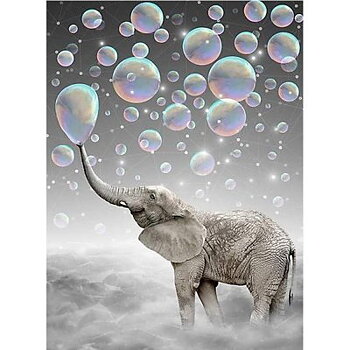 Diamond Painting Elefant 20x30cm
