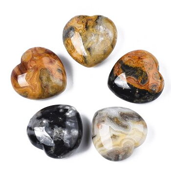 Agat Crazy Hjärta 30mm 1st
