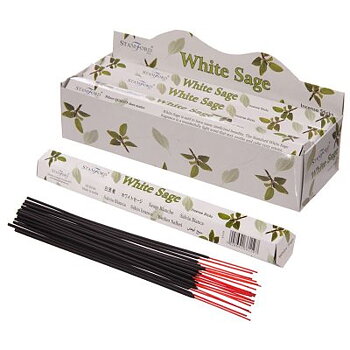 Stamford White Sage / Vit Salvia Rökelse Stickor 20st