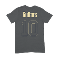 GUITARS 10 YEAR ANNIVERSARY TEE - linited edition. Size: X-large