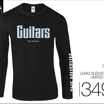 Guitars Long Sleeve Tee - Limited Edition. Size: Large