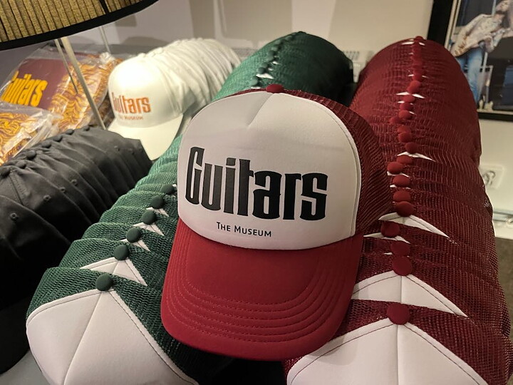 Guitars - Baseball Cap. Burgundy 