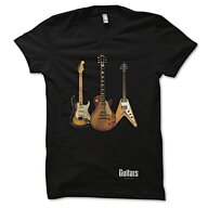 Three Guitars. Black - size: S