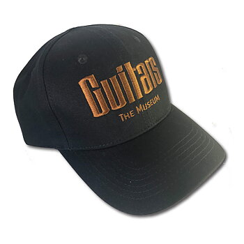 Guitars - Baseball Cap. Black with Copper Logo