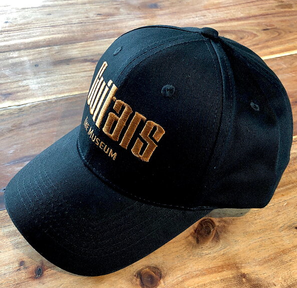 Guitars - Baseball Cap. Black with Copper Logo
