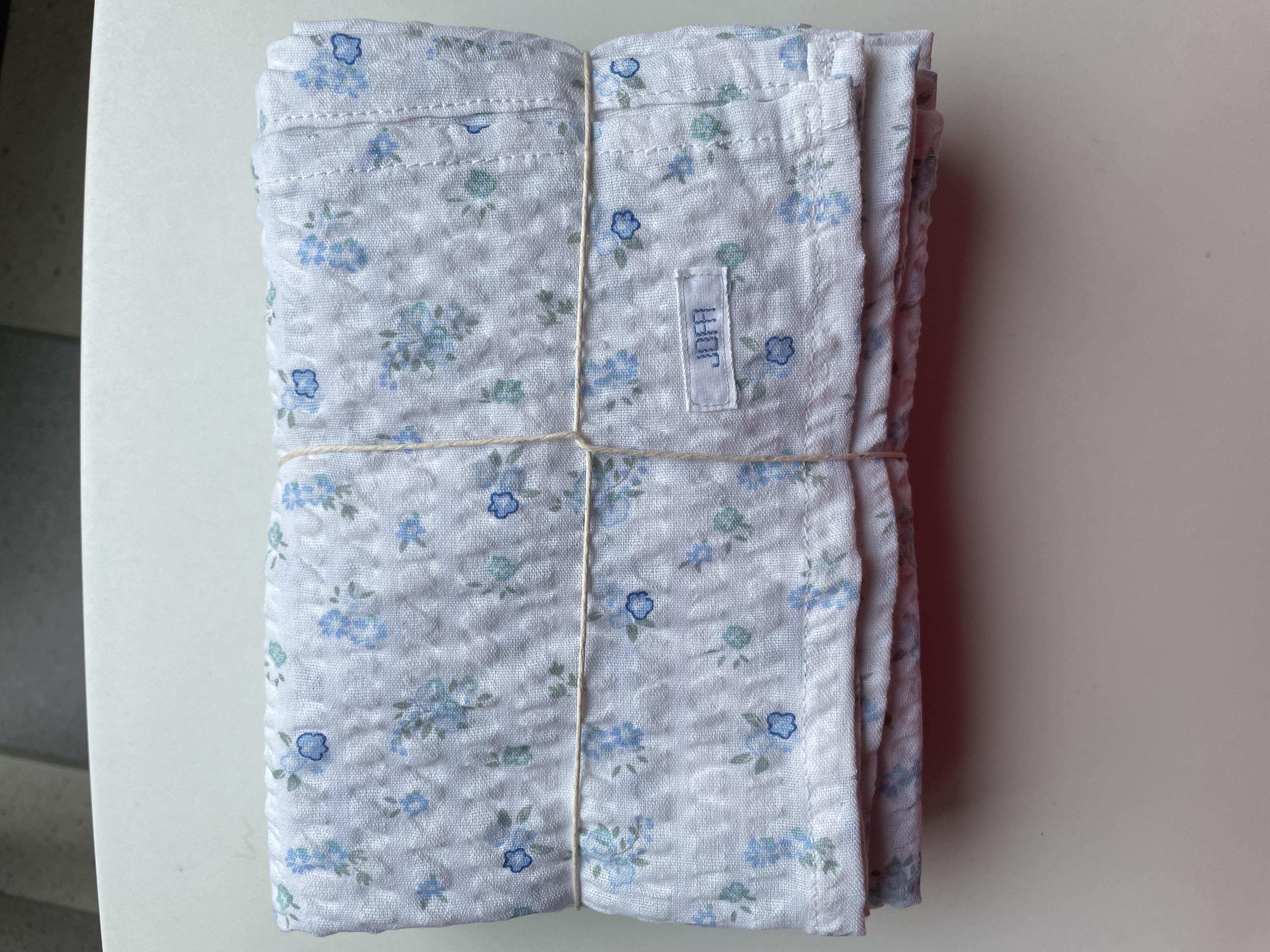 Baby-Filt, 100% bomull - Blå - 2-pack - 2