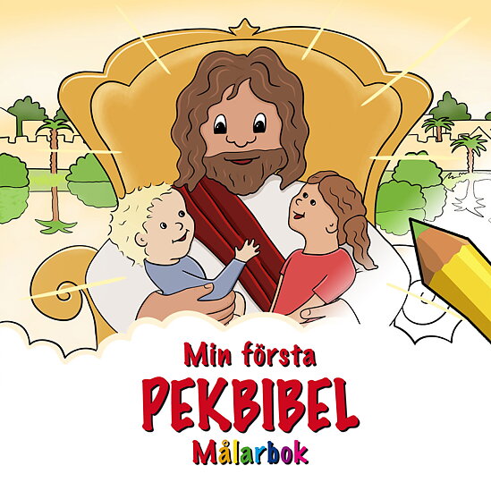 Målarbok - Min första pekbibel