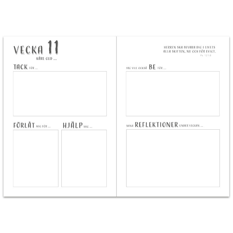 Kreativ kalender med bibelord - Jag är med er - 3
