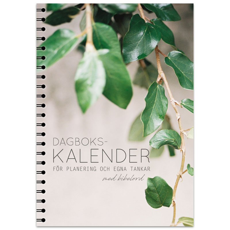 Dagbokskalender med bibelord - Gröna blad