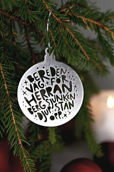 Julhänge i rostfritt stål: Bereden väg för Herran