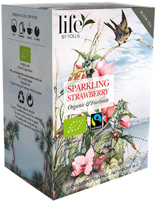 Te, Svart te - Sparkling Strawberry