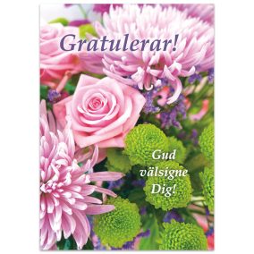 Vykort - Gratulerar!