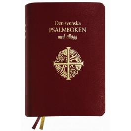 Den svenska psalmboken med tillägg, present, guld