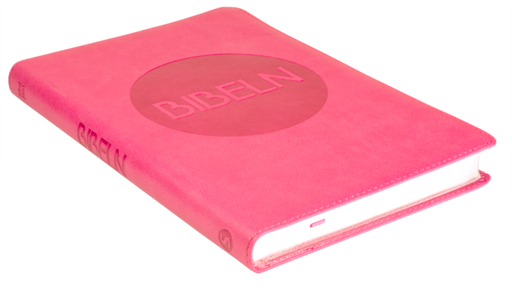 Bibel 2000 Slimline - Rosa konstskinn