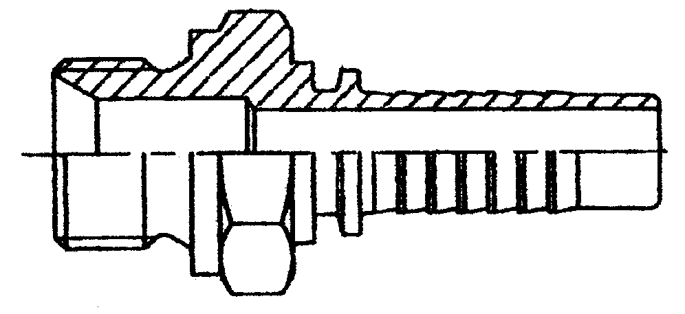 Öldruckschlauch 3/8" - 3