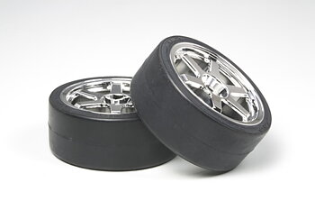 Tamiya 53960 Drift tire on wheels (2pcs)