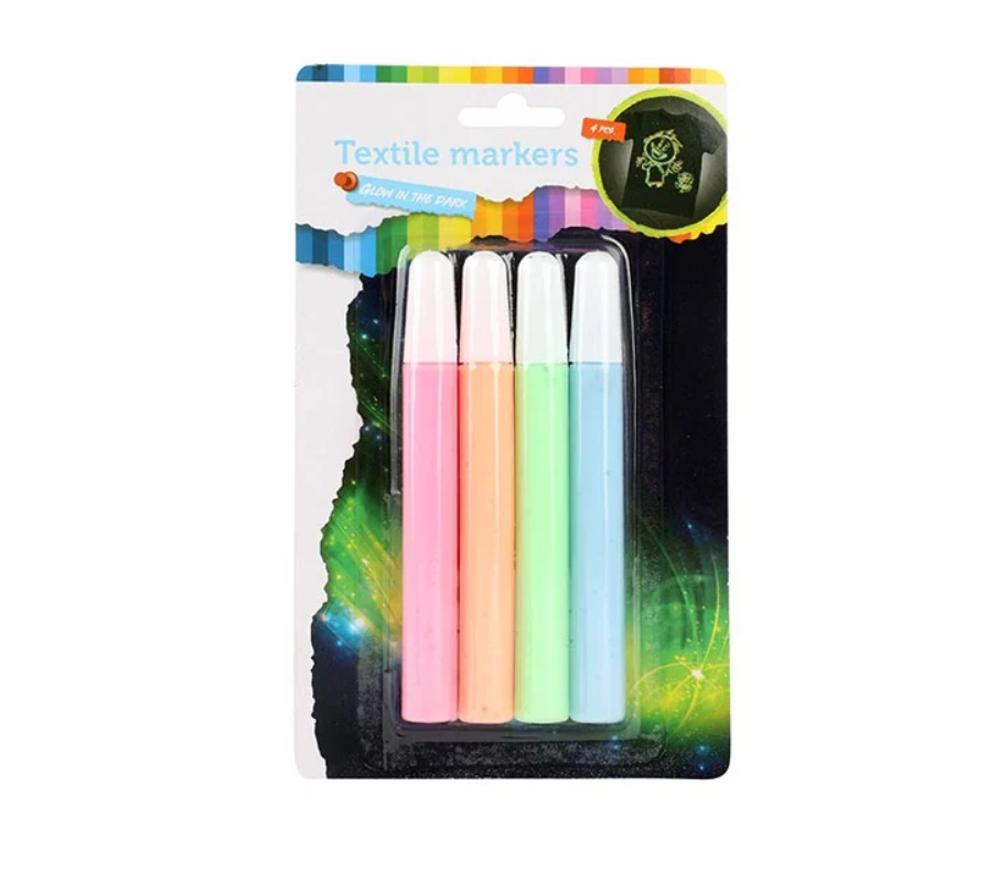 Textile Markers, Glow in the dark - 2