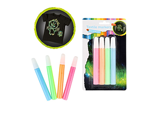 Textile Markers, Glow in the dark