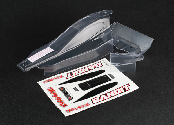 Traxxas 2417 Body, Bandit (front & rear)