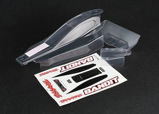 Traxxas 2417 Body, Bandit (front & rear)